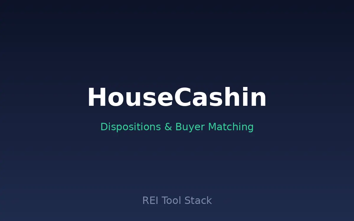 HouseCashin homepage screenshot